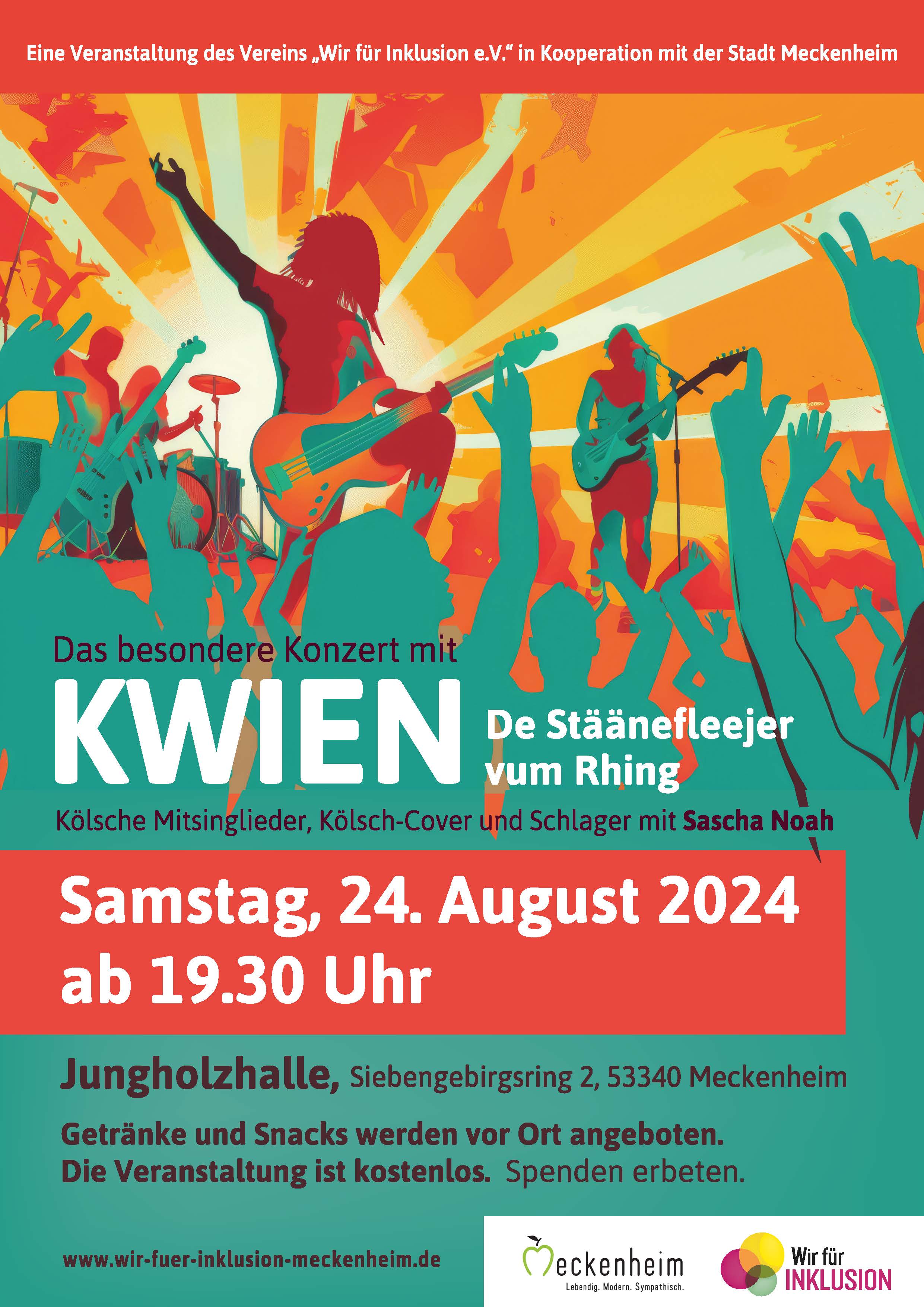 Plakat DinA4 Konzert Kwien 2024